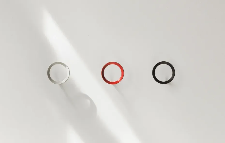 Colgador Loop medium Ø7,8 cm, Red