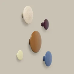 Colgador The Dots burgundy, pequeño