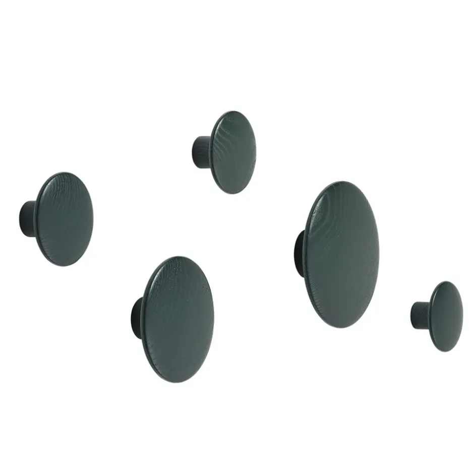 Colgador The Dots dark green, XS