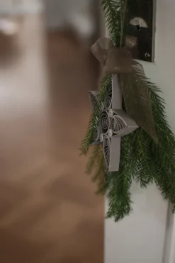 Colganet navideño Paper star 13 cm, Mole