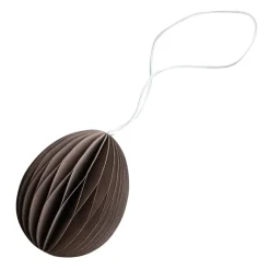 Colgante de pascua Ovoid papel 7 cm, Brown