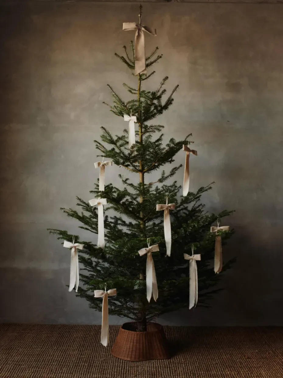 Colgante decorativo Bow large 30x45 cm, Natural