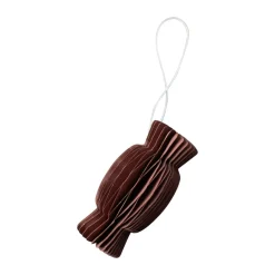 Colgante navideño Paper candy, Dark red