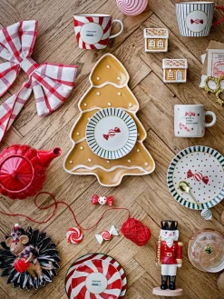 Colgantes decorativos Festive 3 piezas, Rojo