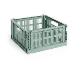 Colour Crate M Square 29,5x29,5 cm, Sage green