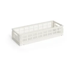 Colour Crate Mini Oblong 13x34,5 cm, Off white