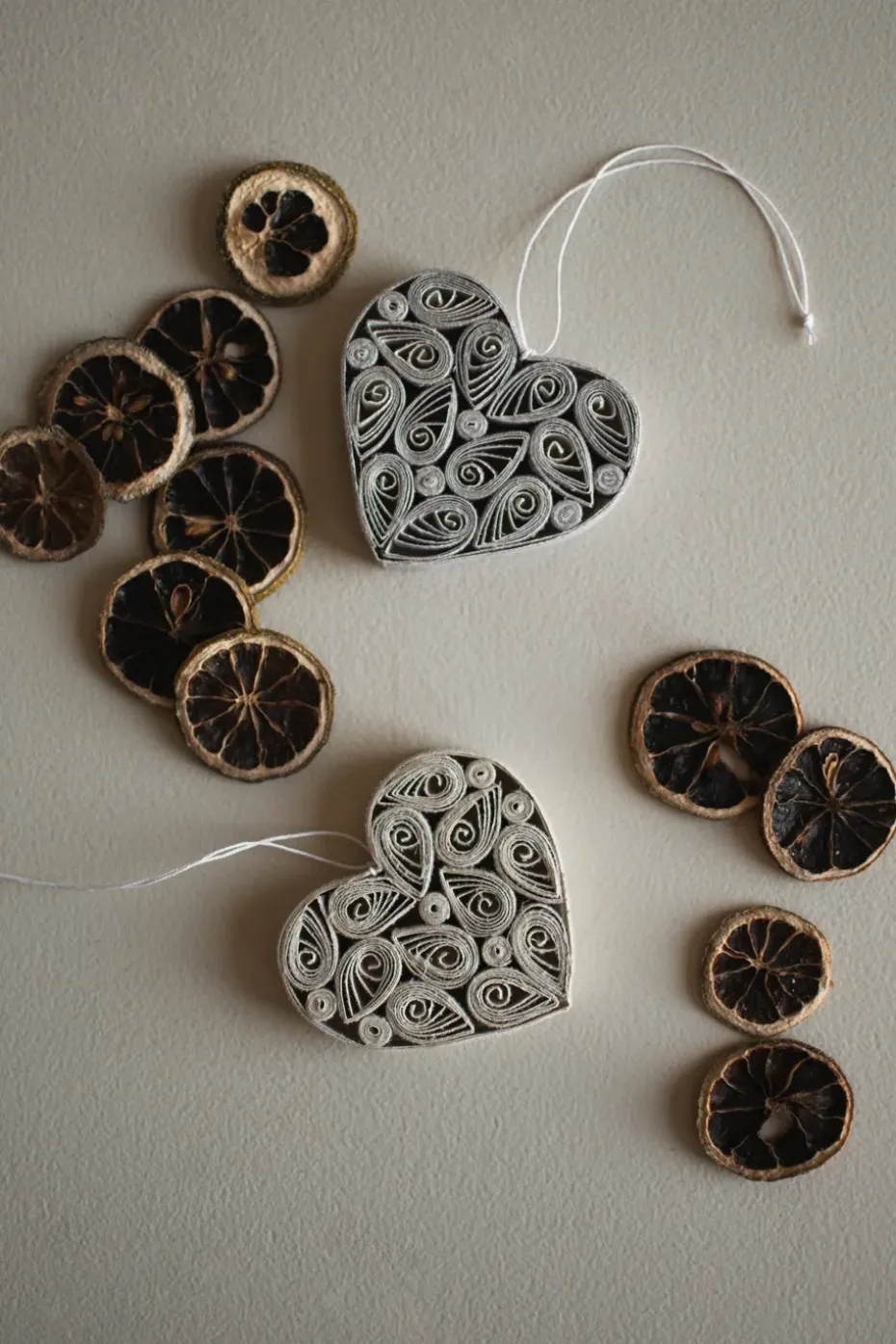 Corazón de papel 8 cm, Topo