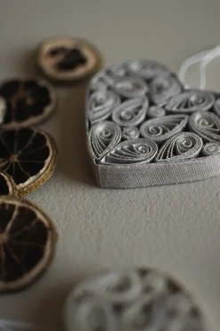 Corazón de papel 8 cm, Topo