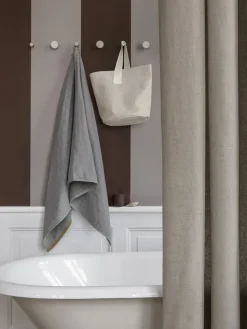 Cortina de baño Chambray, arena