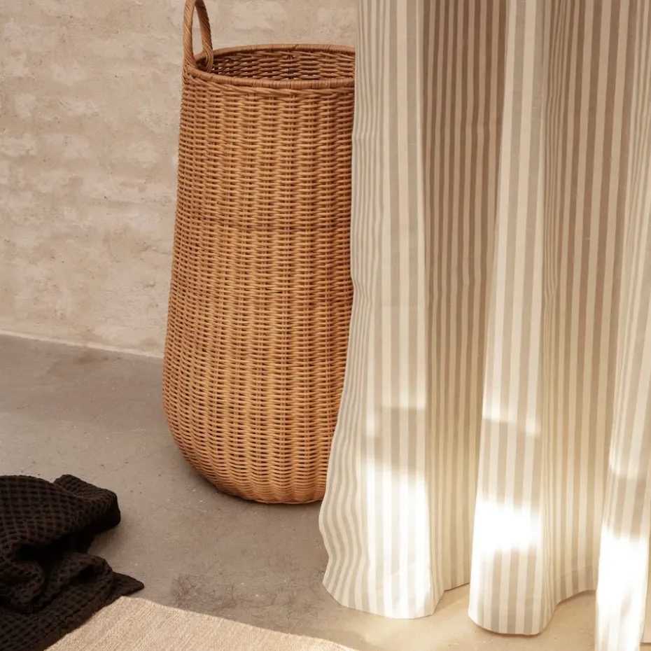 Cortina de baño Chambray, Sand-off white