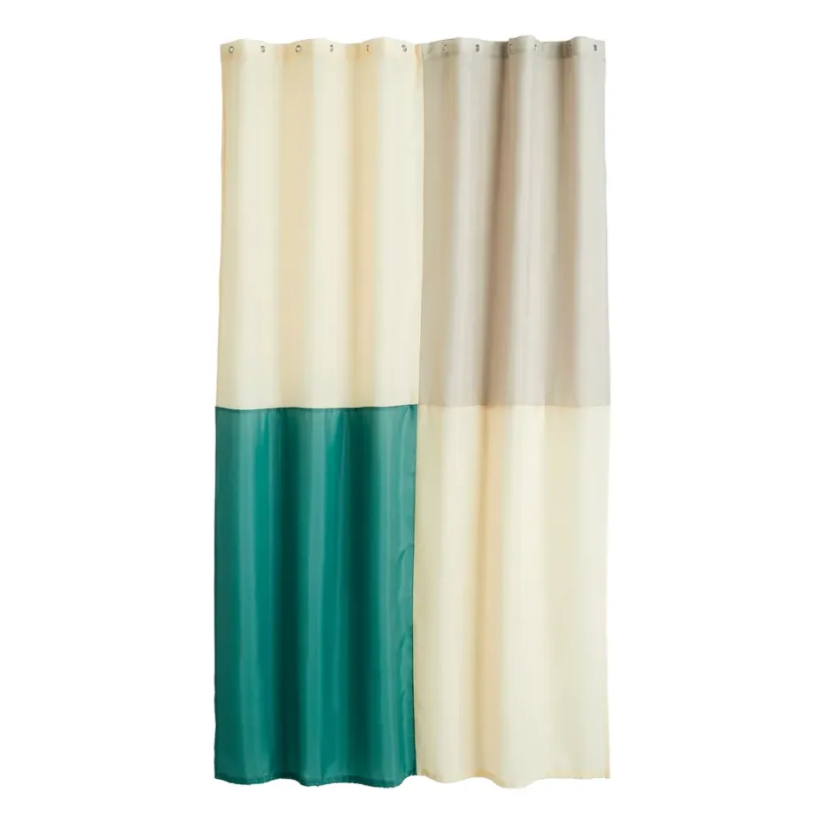 Cortina de baño Check 180x200 cm, Green