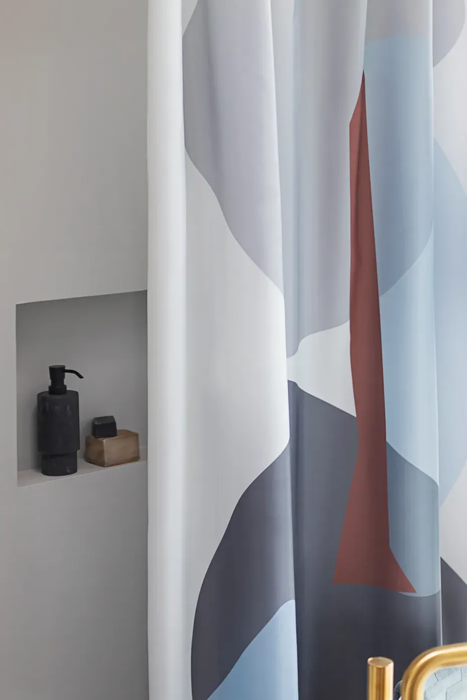 Cortina de ducha Gallery 150x200 cm, Light grey