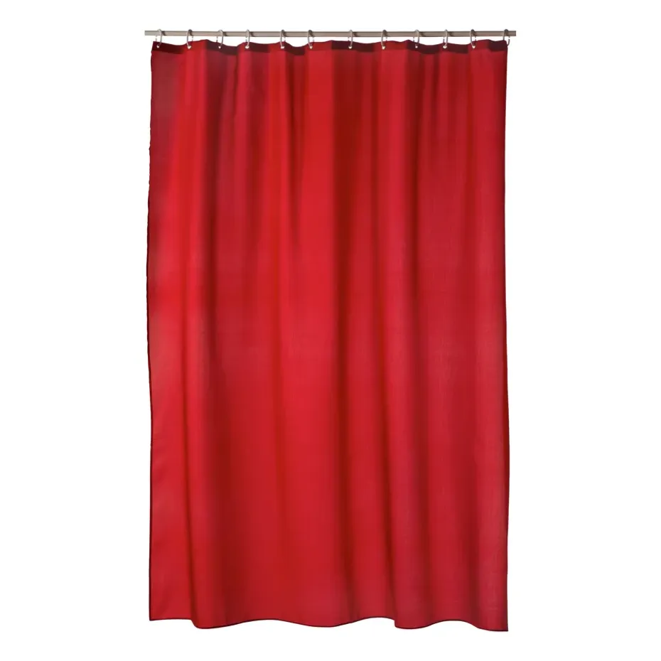 Cortina de ducha Match 200 x 240 cm, extra alto (rojo)