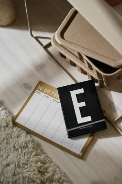 Cuaderno de notas Design Letters, E