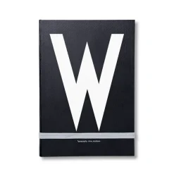 Cuaderno de notas Design Letters, W