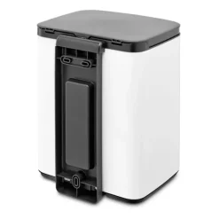 Cubo de basura Bo 7 L, Blanco