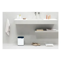 Cubo de basura Bo 7 L, Blanco