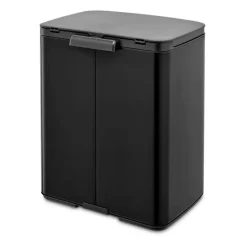 Cubo de basura Bo 12 L, Matte black