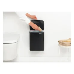 Cubo de basura Bo 7 L, Matte black