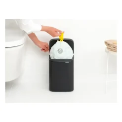 Cubo de basura Bo 4 L, Negro mate