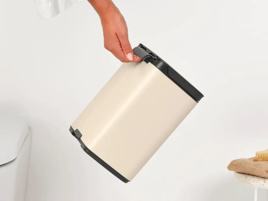 Cubo de basura Bo 4 L, Soft Beige