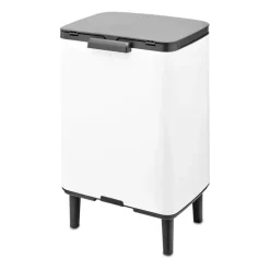 Cubo de basura Bo alto 12 L, Blanco