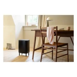 Cubo de basura Bo alto 12 L, Negro mate