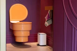 Cubo de basura con pedal Bo 4 L, Blanco