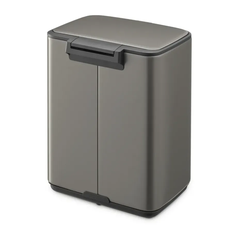 Cubo de basura con pedal Bo 4 L, Platino