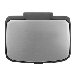 Cubo de basura con pedal Bo 12 L, Acero mate antihuellas