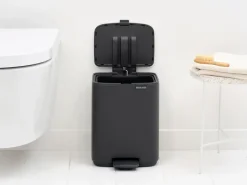 Cubo de basura con pedal Bo 7 L, Mineral Infinite Grey