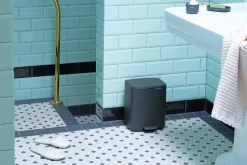 Cubo de basura con pedal Bo 7 L, Mineral Infinite Grey