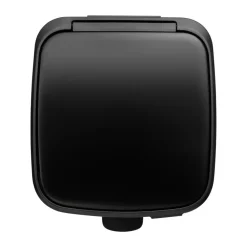 Cubo de basura con pedal Bo 30 L, Negro mate