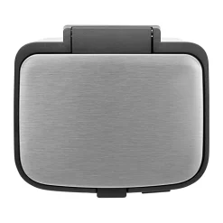 Cubo de basura con pedal Bo 4 L, Acero mate antihuellas