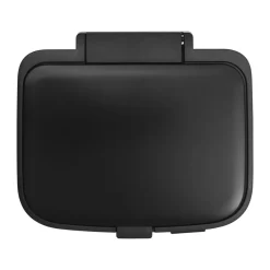 Cubo de basura con pedal Bo 4 L, Negro mate