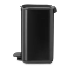 Cubo de basura con pedal Bo 4 L, Negro mate