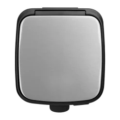 Cubo de basura con pedal Bo 30 L, Acero mate antihuellas