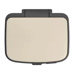 Cubo de basura con pedal Bo 7 L, Beige suave