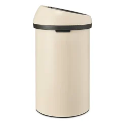 Cubo de basura redondo Touch Bin 60 L, Soft Beige