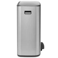 Cubo de pedal Bo 60 L, acero mate