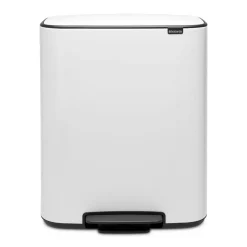 Cubo de pedal Bo 60 L, blanco