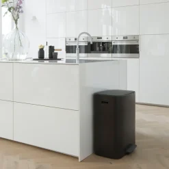 Cubo de pedal Bo 60 L, negro