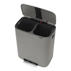 Cubo de pedal Bo 2x30 L, Mineral concrete grey