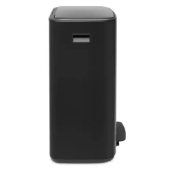 Cubo de pedal Bo 2x30 L, negro