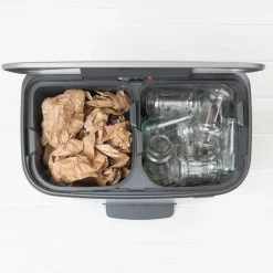 Cubo de pedal Bo 2x30 L, Platinum