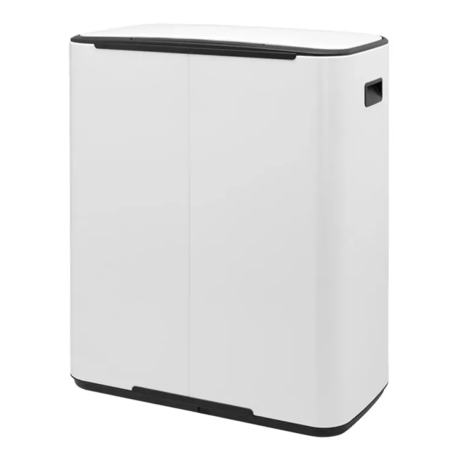 Cubo de pedal Bo 2x30 L, White