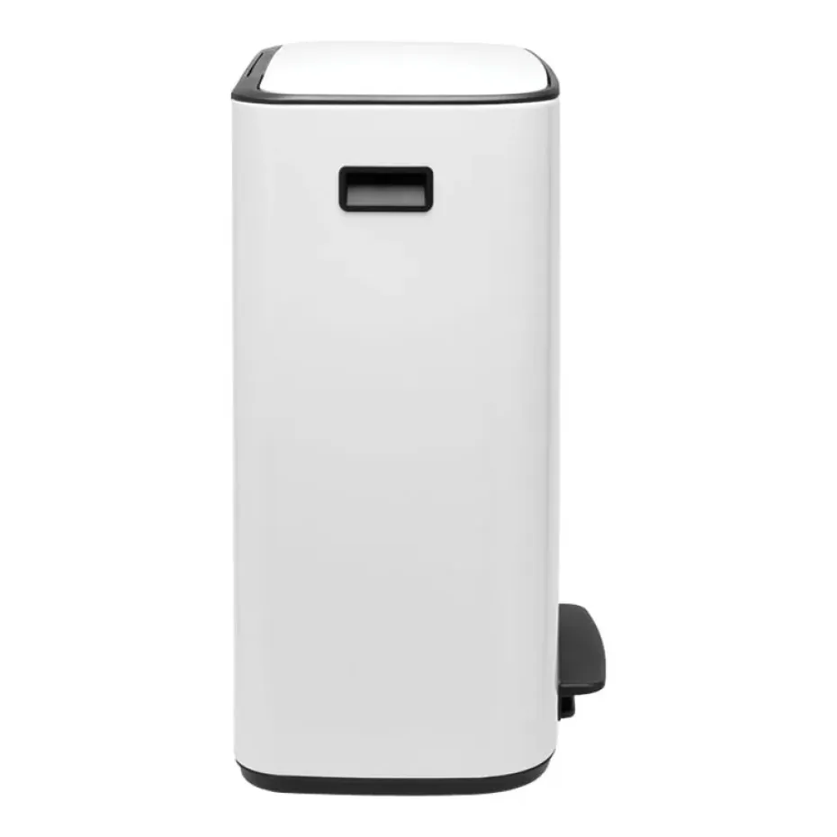 Cubo de pedal Bo 2x30 L, White