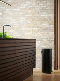 Cubo de pedal Circular 35 L, Black