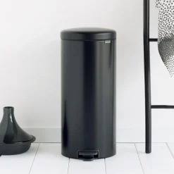 Cubo de pedal new Icon 30L, matt black (negro)