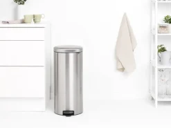 Cubo de pedal new Icon 30L, Matt steel fingerprint proof